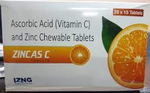 Zincas C Chewable Tablet 10s