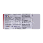 सीटीडी ओ 40mg/12.5mg टैबलेट 10s के बा