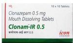 کلونام IR 0.5mg ٹیبلٹ 10s