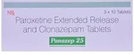 Panazep 25mg Tablet ER 10s