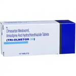 ट्राई ओल्मेटर 20mg/5mg/12.5mg टैबलेट 10s के बा