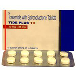 ٹائیڈ پلس 25mg/10mg ٹیبلٹ 10s