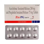 Zix PG 200mg/75mg Tablet SR 10s