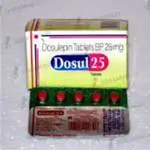 दोसुल 25mg गोली 10s के बा