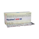 ताज़लोक एएम 80mg/5mg टैबलेट 10s के बा