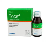 टोसैफ 100mg/5ml सस्पेंशन