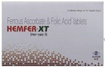 हेमफर एक्सटी 100mg/1.5mg टैबलेट 10s के बा