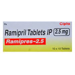रमिप्रेस 2.5mg टैबलेट 10s के बा