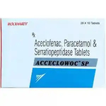 Acceclowoc SP 100 mg/500 mg/15 mg Tablet