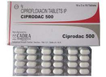 सिप्रोडैक 500 टैबलेट 10s के बा