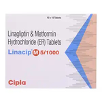 Linacip M 5mg/1000mg Tablet 15s