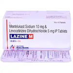 Lazine M 5mg/10g Tablet 10s