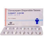 Clonafit 0.5mg Tablet MD 10s
