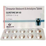 Olmetime-AM 40mg Tablet 10s