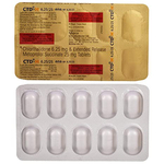 CTD M 6.25/25 Tablet ER 10s