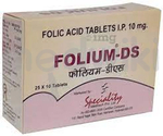 Folium DS 10mg Tablet 10s