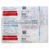 ज़ुकानोर्म एम 1000mg/50mg टैबलेट 15s