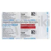 ज़ुकानोर्म एम 1000mg/50mg टैबलेट 10s