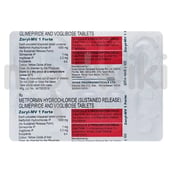 ज़ोरील एमवी फोर्टे 1mg/1000mg/0.2mg टैबलेट 10s