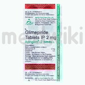 ऐप्रिग्लिम 2एमजी टैबलेट 15एस