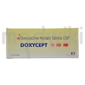 डॉक्सीसेप्ट 100मिलीग्राम टैबलेट 8एस