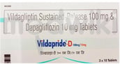विल्डाप्राइड डीएम 10mg/500mg/100mg टैबलेट 10s