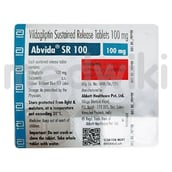 एबविडा 100एमजी टैबलेट एसआर 15