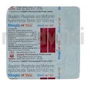 सिटैग्लो एम फोर्टे 50एमजी/1000एमजी टैबलेट 15एस