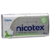 निकोटेक्स 4एमजी टिन बॉक्स च्युइंग गम्स मिंट प्लस 40एस