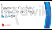 रेक्स्टिन 25एमजी टैबलेट सीआर 10एस
