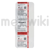 ग्लाइम्ड 3एमजी टैबलेट 10एस