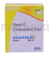 CALCITAS D3 800IU DROP 15ML
