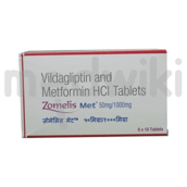 ज़ोमेलिस मेट 50mg/1000mg टैबलेट