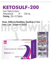 केटोसल्फ 200mg टैबलेट