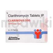 क्लैरिनोवा 500एमजी टैबलेट 10एस