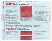 वेरिफिका एम 1000mg/50mg टैबलेट 15s