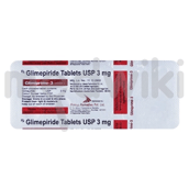 ग्लिमिप्राइम 3एमजी टैबलेट 10एस