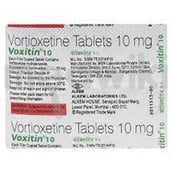 वोक्सिटिन 10 मिलीग्राम टैबलेट 10 एस