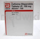 अबिक्सीम 100एमजी टैबलेट डीटी