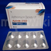 अज़िनिक 250mg टैबलेट