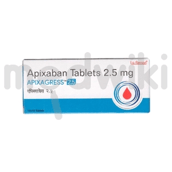 Apixagress 2.5mg Tablet 10s