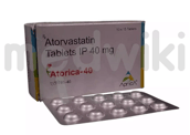 एटोरिका 40एमजी टैबलेट 15s