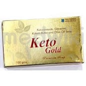 कीटो गोल्ड साबुन 100 ग्राम