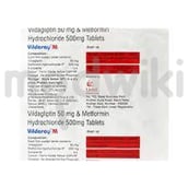 विल्डारे एम 500mg/50mg टैबलेट 15s