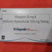 विल्डाप्राइड एम 1000mg/50mg टैबलेट 10s