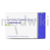 लैमिटर डीटी 50एमजी टैबलेट 15एस
