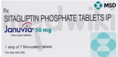 जानुविया 50 मिलीग्राम टैबलेट 7 एस