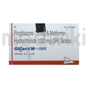 ग्लिटेरिस एम 7.5 फोर्ट टैबलेट एसआर