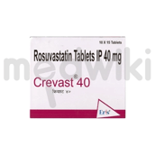 क्रेवास्ट 40एमजी टैबलेट 15s