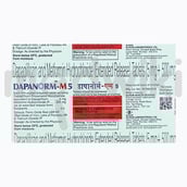 डैपैनोर्म-एम 5mg/500mg टैबलेट 10s